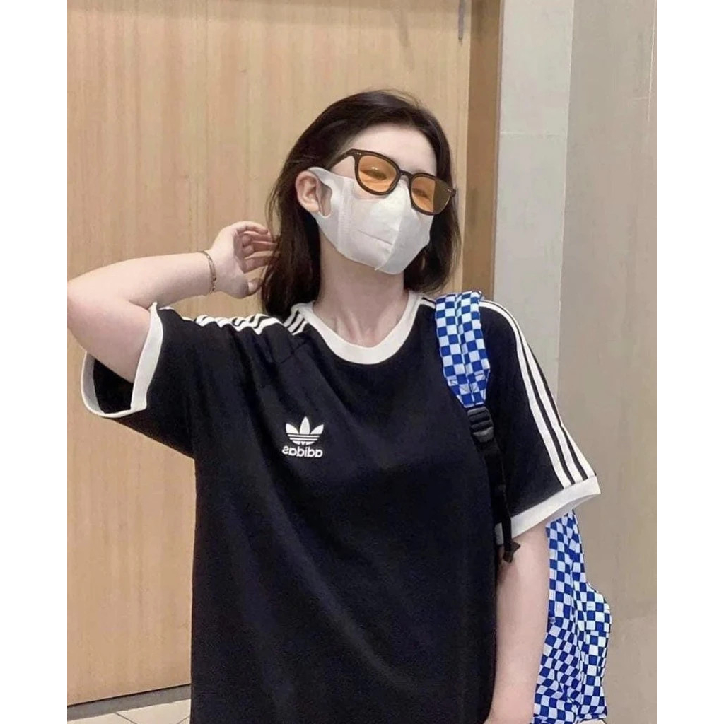 Áo thun tay ngắn adidas Adicolor Classic 3-Stripes Tee Black IA4845 Màu Đen 3 sọc Trắng | PiuPiu Authenti