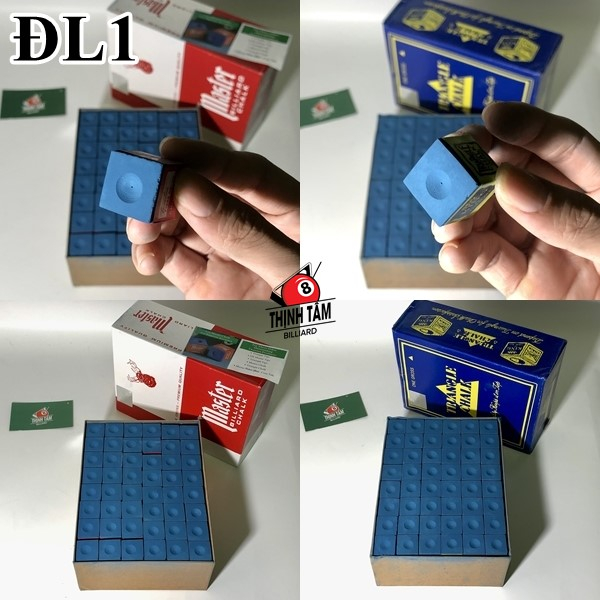 Viên Lơ Bida Mỹ Master Triangle Cao Cấp Chuẩn Vàng Xanh Đỏ CLB