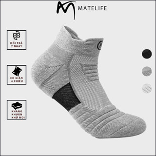  Tất nam thể thao dày dặn gân ma sát MATELIFE hàng cao cấp MTLSPORT68 êm ái khử mùi hôi cực tốt 