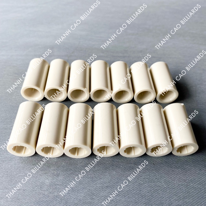 Phíp Nhựa Cơ Bida Bi-a 13mm Có Rãnh Trong Siêu Chắc Chắn | Phíp Trắng Đầu Gậy Bi-a