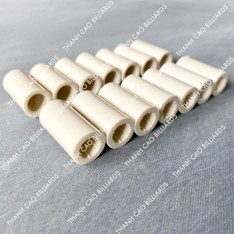Phíp Nhựa Cơ Bida Bi-a 13mm Có Rãnh Trong Siêu Chắc Chắn | Phíp Trắng Đầu Gậy Bi-a