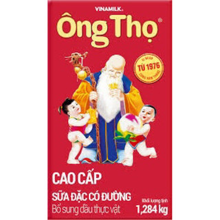 sữa đặc ông thọ đỏ (vinamilk) 1284g, 380g