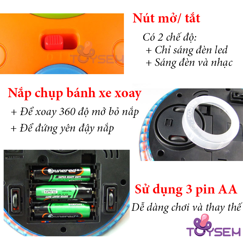 Đồ chơi sâu bướm thổi kèn saxophone xoay 360 độ có đèn và nhạc vui nhộn - Quà tặng noel, sinh nhật cho bé