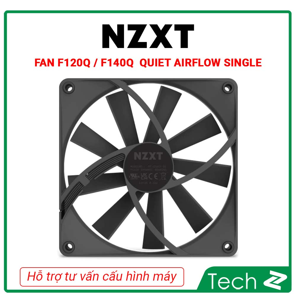 Fan Case NZXT F120Q 120mm / F140Q 140mm Quiet AirFlow Fans Single