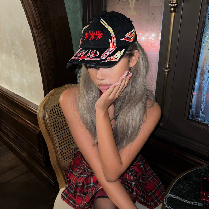 Mũ Nón Lưỡi Trai FRAGILE CAP 777 Chất liệu : Denim Color : Black One Size Fit All