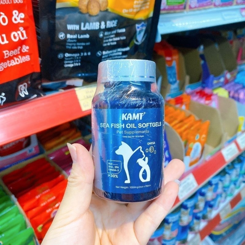Dầu cá Kamt cho chó mèo bổ sung dưỡng chất Omega