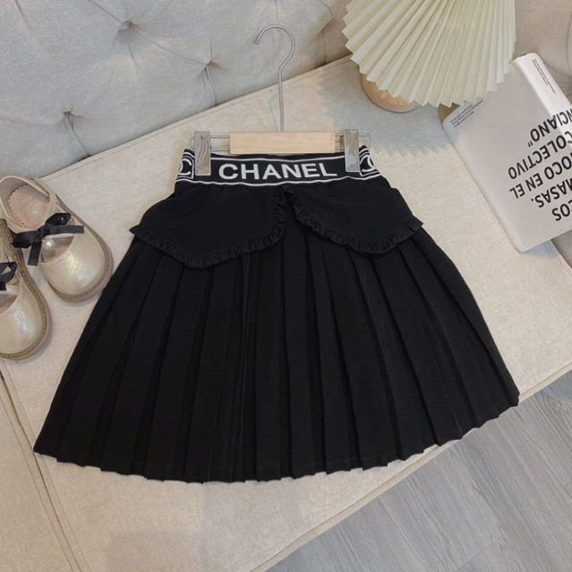 Chân váy xếp ly cao cấp size đại cho bé gái