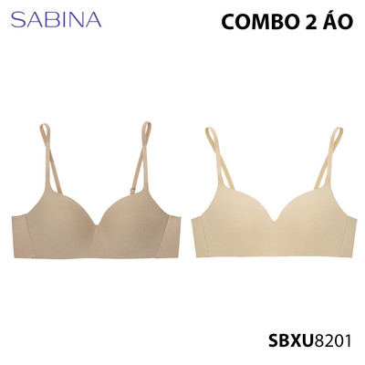 Combo 2 Áo Lót Không Gọng Không Viền May Mút Đệm Mỏng Màu Trơn Thời Trang Pretty Perfect By Sabina SBXU8201 (NBU23007)