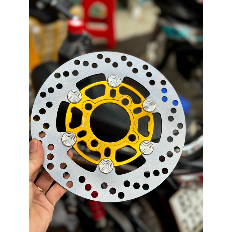 Đĩa BB Moto 3 220mm khoen inox 304 V1