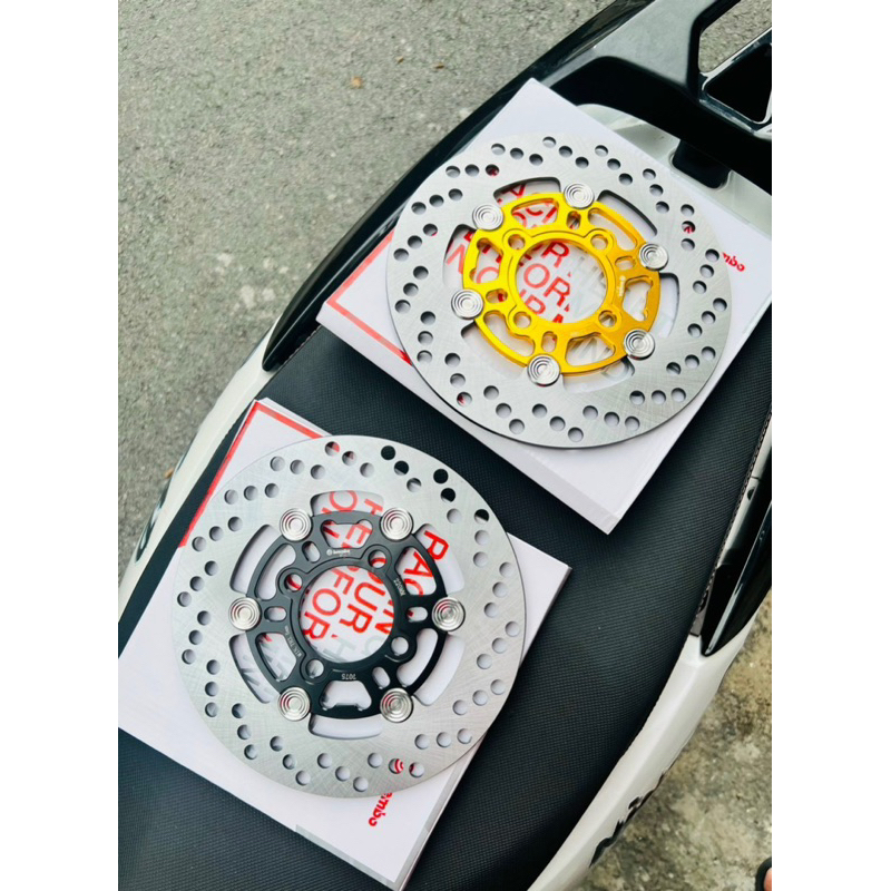 Đĩa BB Moto 3 220mm khoen inox 304 V1