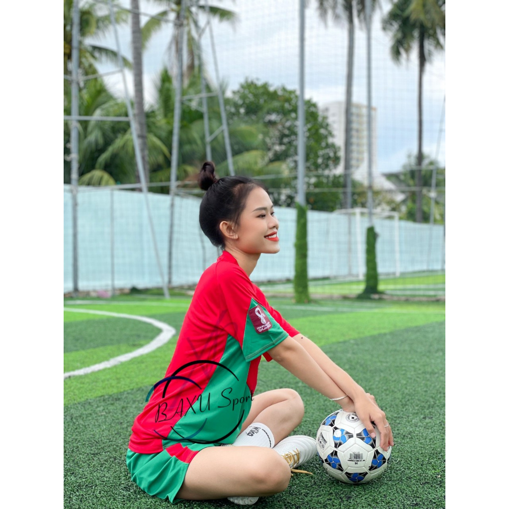 ÁO ĐÁ BÓNG BỘ QUẦN ÁO BÓNG ĐT BỒ ĐÀO NHA ĐỎ - NGƯỜI LỚN VÀ TRẺ EM 2024