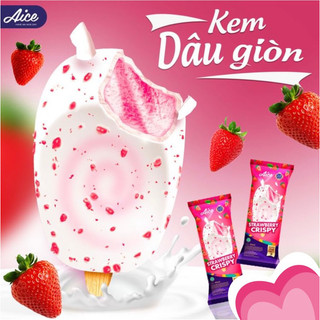 Kem Aice dâu giòn