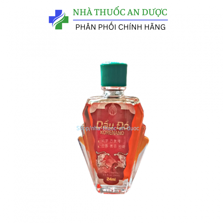 Dầu đỏ Korenano làm ấm và nóng nhanh, làm nóng các vùng vai, gáy, chân, tay – 24ml