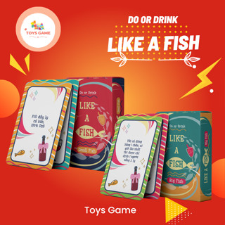   MUA 1 TẶNG 1 quà Bộ bài Drinking Like A Fish gồm 2 ver,bộ bài Do Or Drink - những thử thách thú vị dành cho nhóm bạn bè 