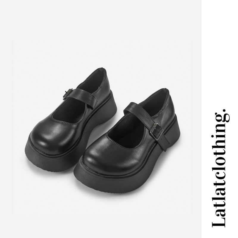 Giày lolita đế cao 5cm phong cách bánh mì cá tính dành cho nữ - Giày lolita phong cách dễ thương