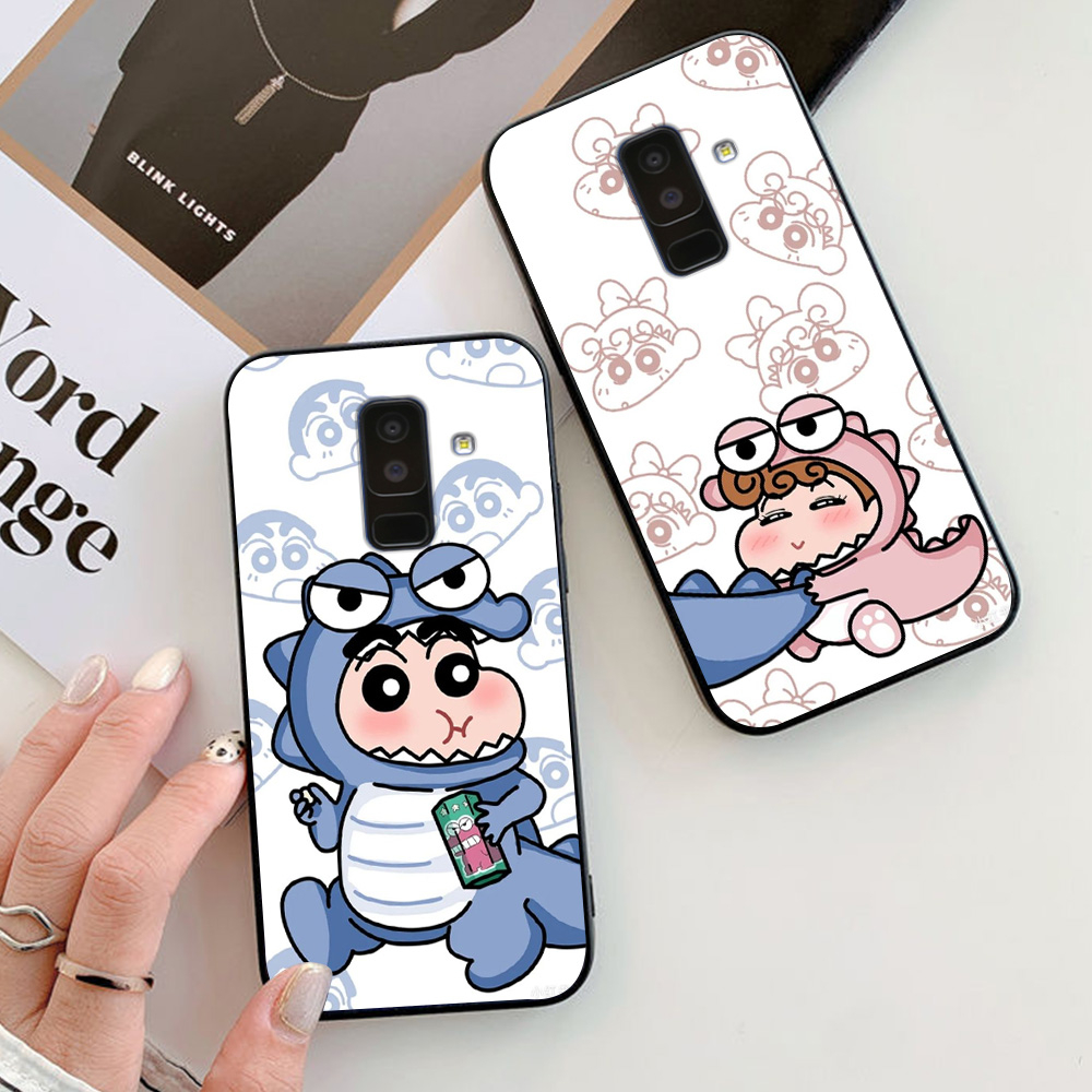 Ốp lưng Samsung a6 2018 / ss a6 plus / ss j8 2018 in hình shin cậu bé bút chì cute