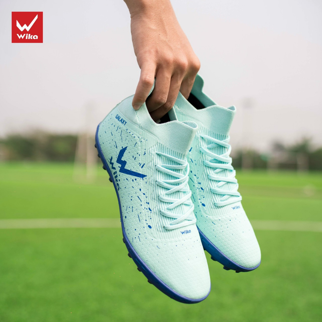 Giày Đá Bóng Wika Galaxy Đá Sân Cỏ Nhân Tạo Chính Hãng Khâu Full Đế