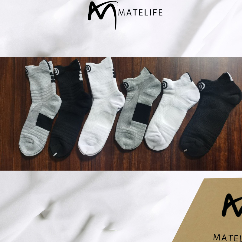 Tất nam gân dầy ma sát thể thao MATELIFE hàng cao cấp MTLSPORT38 êm ái khử mùi hôi cực tốt