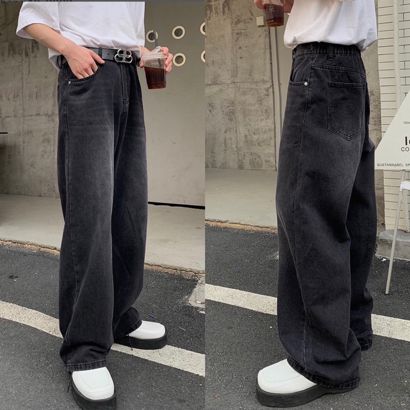 JEAN WASH ĐEN WIDELEG CUATIEMSO23