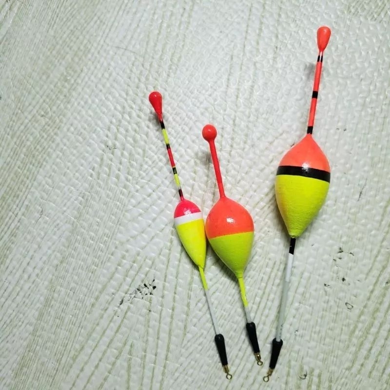 Combo 3 Phao 3 size Kèm Chân Cắm Phao Câu Cá ,Phao Câu Đơn,Phao Câu Đài Chuyên,Rô,Diếc,Chép....