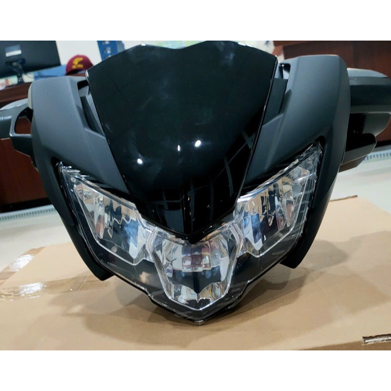 Bộ đầu đèn EX150 2019 cho EX150 đời cũ 2015 - 2018  chưa có ĐH - MÀU ĐEN