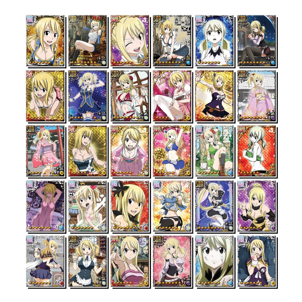 Thẻ Bài Fairy Tail - Phần 8 - Lucy Heartfilia - Khổ 6.3 cm x 8.4 cm