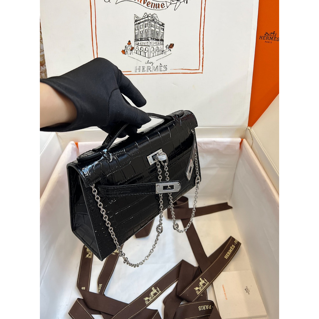 TÚI HERME POCHETTE SZ22 DA RẮN