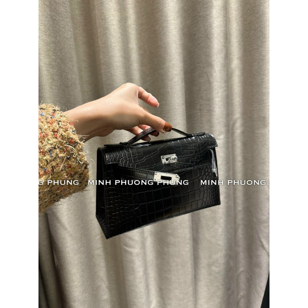TÚI HERME POCHETTE SZ22 DA RẮN