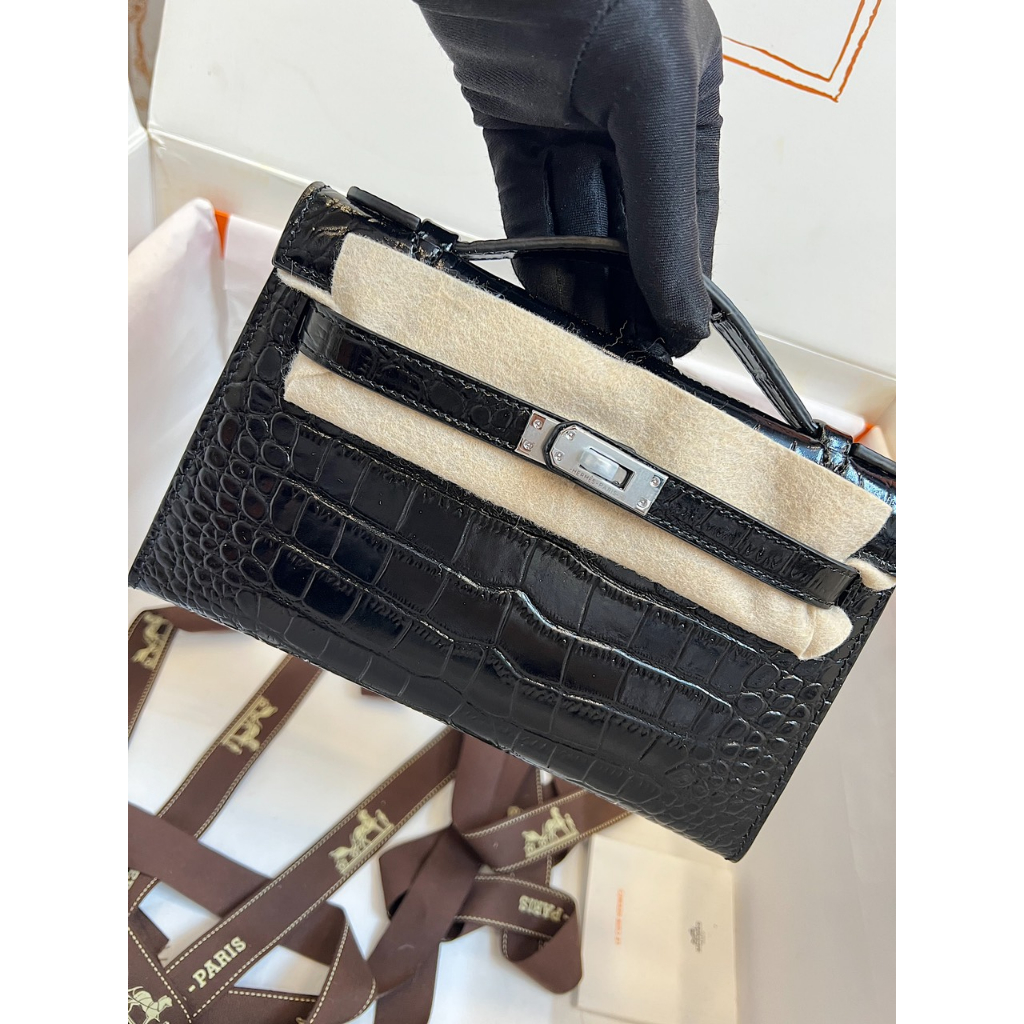 TÚI HERME POCHETTE SZ22 DA RẮN