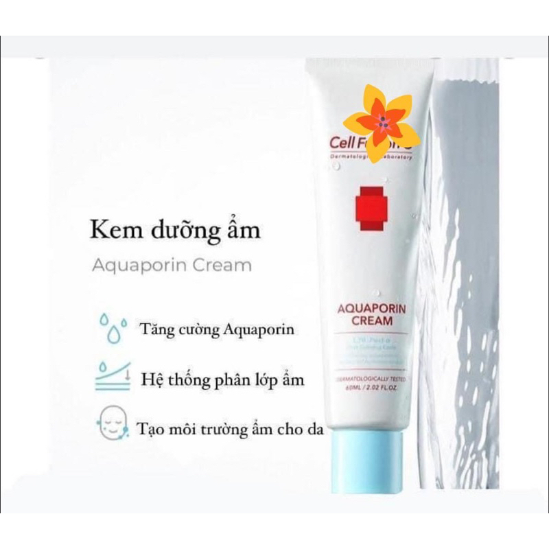 Kem Dưỡng Cho Da Nhạy Cảm Cell Fusion C Aquaporin Cream Minisize 15ml