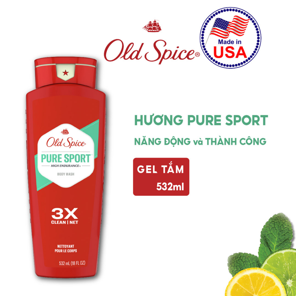 Sữa Tắm Nước Hoa OLD SPICE 473ml | 532ml - Hàng Mỹ