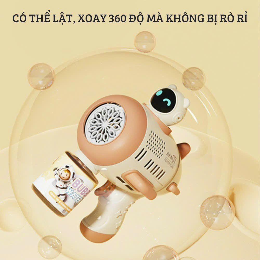 [Tặng 1b nước tạo bong bóng] Đồ chơi Súng bắn bong bóng vũ trụ Modui chuẩn style HQ cho bé vui hè