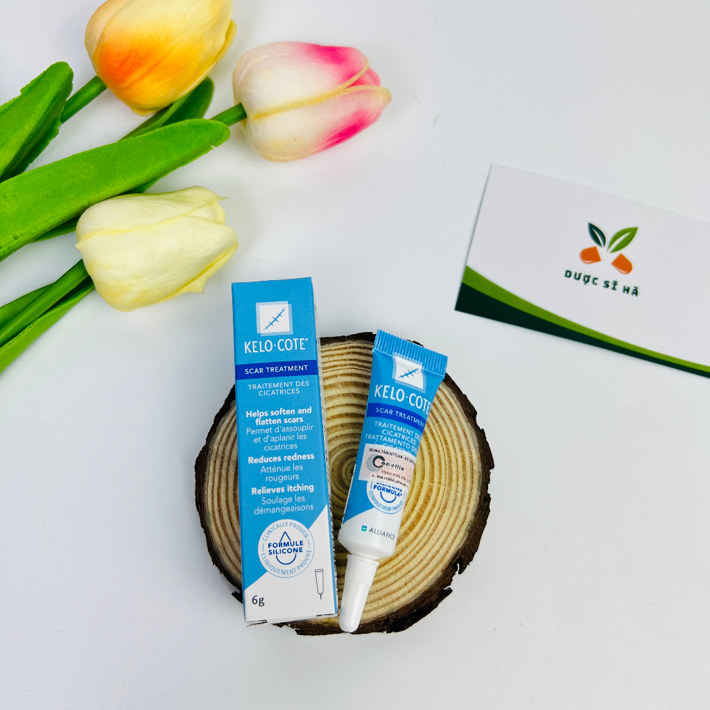 Kem giảm sẹo Kelo Cote giảm sẹo lồi, sẹo phẫu thuật, sẹo lâu năm - Dược sĩ Hà An