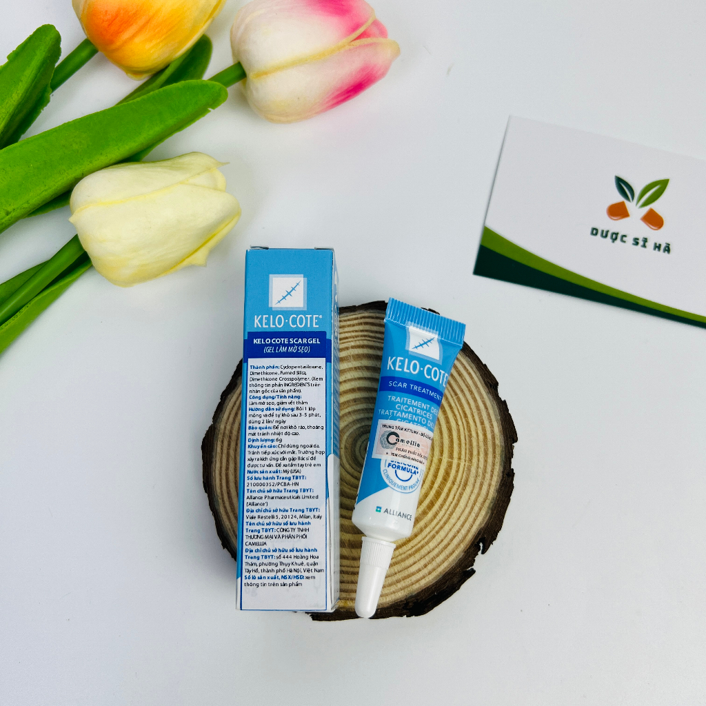 Kem giảm sẹo Kelo Cote giảm sẹo lồi, sẹo phẫu thuật, sẹo lâu năm - Dược sĩ Hà An