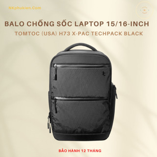 Balo Tomtoc H73 X-PAC Techpack Black Dung Tích 20L Và 30L Đựng Laptop/Macbook 16-inch – H73E1D1