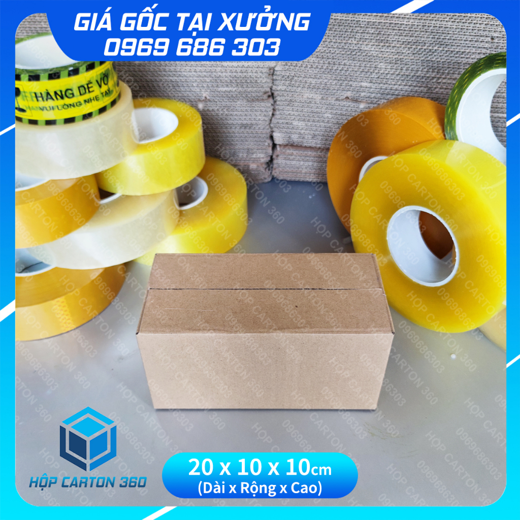 20x10x10 Hộp carton đóng hàng