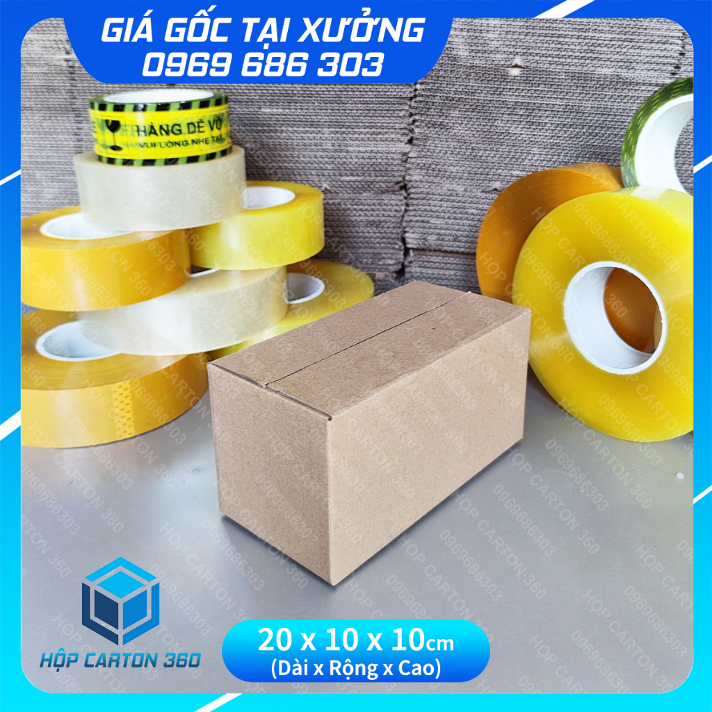 20x10x10 Hộp carton đóng hàng