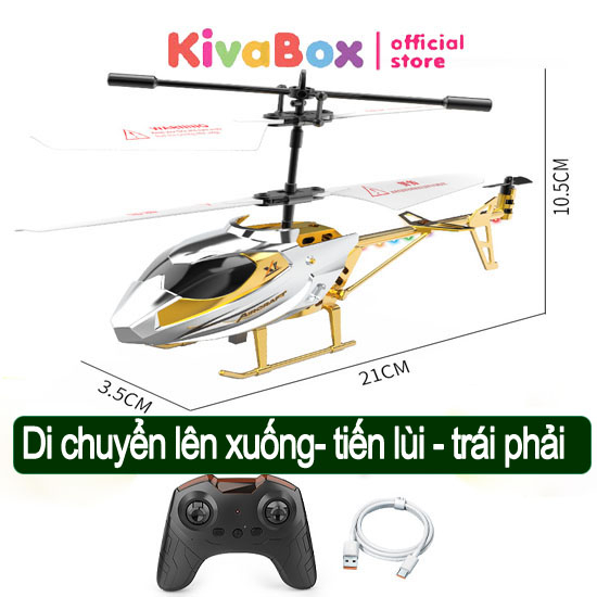 Máy bay trực thăng điều khiển từ xa Kivabox 2.5 và 3.5 kênh chống va đập