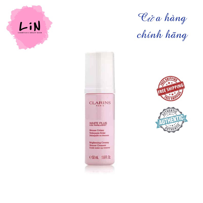 Sữa rửa mặt trắng da White Plus Clarins 50ml