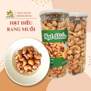 Hạt điều nguyên vỏ rang muối hạt điều bình phước 500g