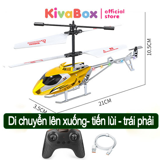 Máy bay trực thăng điều khiển từ xa Kivabox 2.5 và 3.5 kênh chống va đập