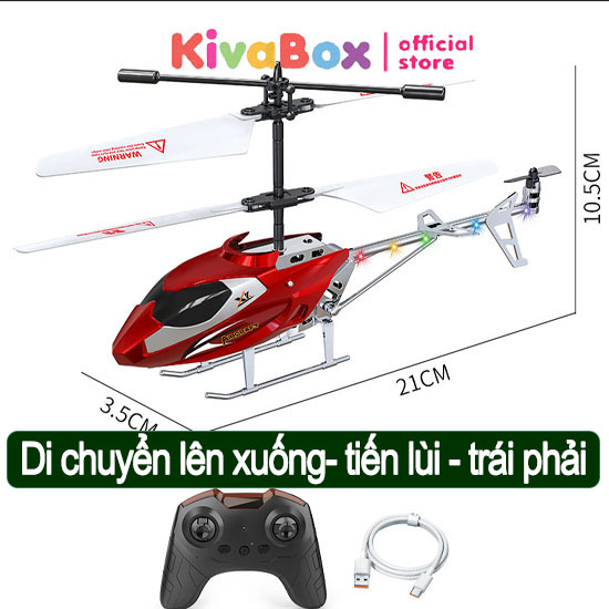 Máy bay trực thăng điều khiển từ xa Kivabox 2.5 và 3.5 kênh chống va đập