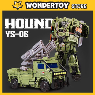 Mô hình transformers hound ys-06 aoe robot biến hình xe quân sự 16cm - hãng bmb