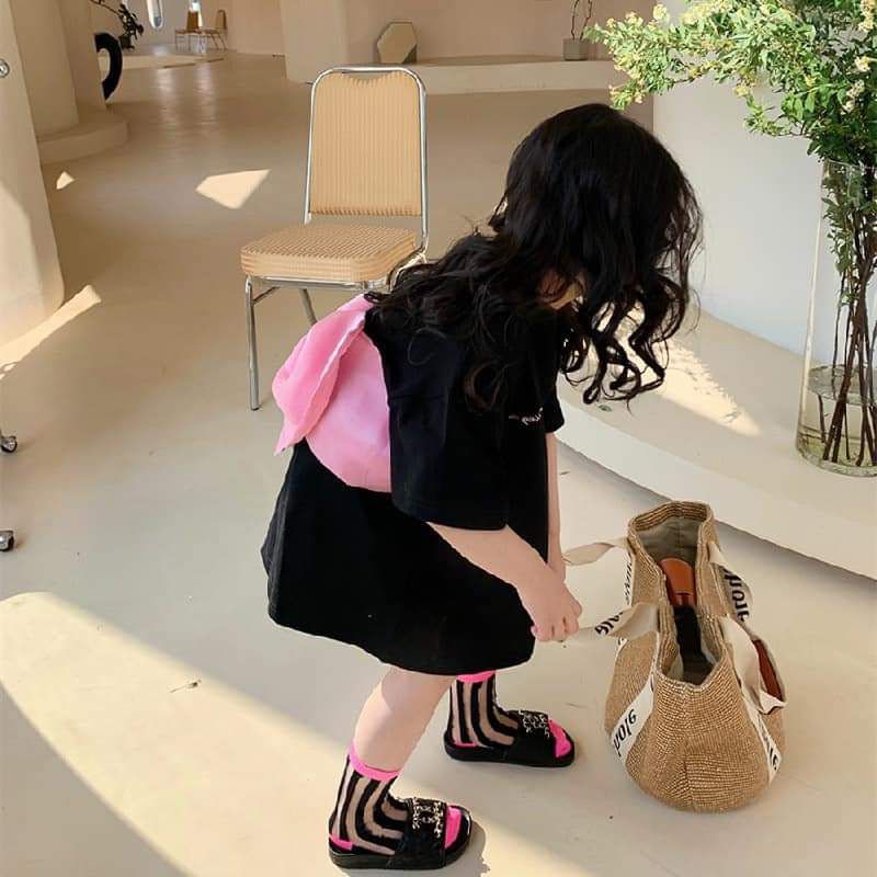 Đầm suông nơ lưng