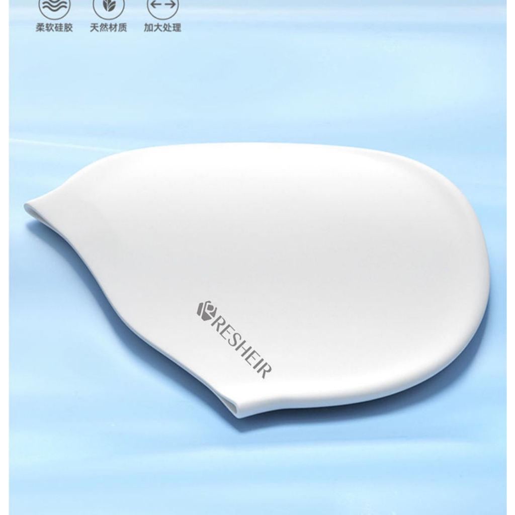 Mũ bơi người lớn LULY SPORT, nón bơi chất silicon đàn hồi chống ướt tóc