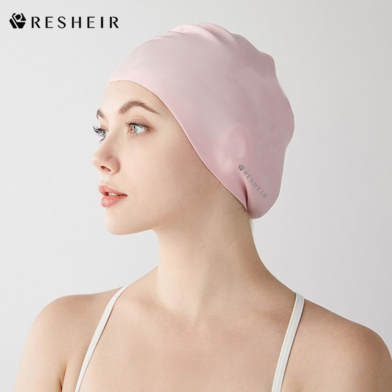 Mũ bơi người lớn LULY SPORT, nón bơi chất silicon đàn hồi chống ướt tóc