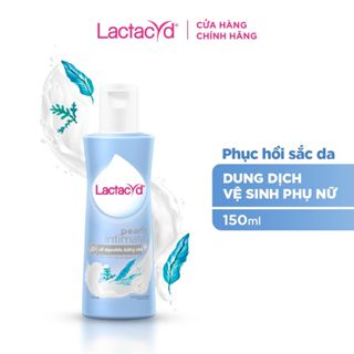 DUNG DỊCH VỆ SINH PHỤ NỮ LACTACYD  PEARLY INTIMATE DƯỠNG SÁNG PHỤC HỒI SẮC DA VÙNG KÍN 60/150 ML