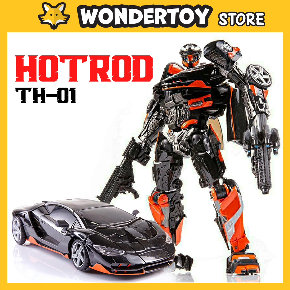Mô hình Thunder Model Transformers The Last Knight Hotrod TH-01 TH01 LA HIRE DX9 K3 KO