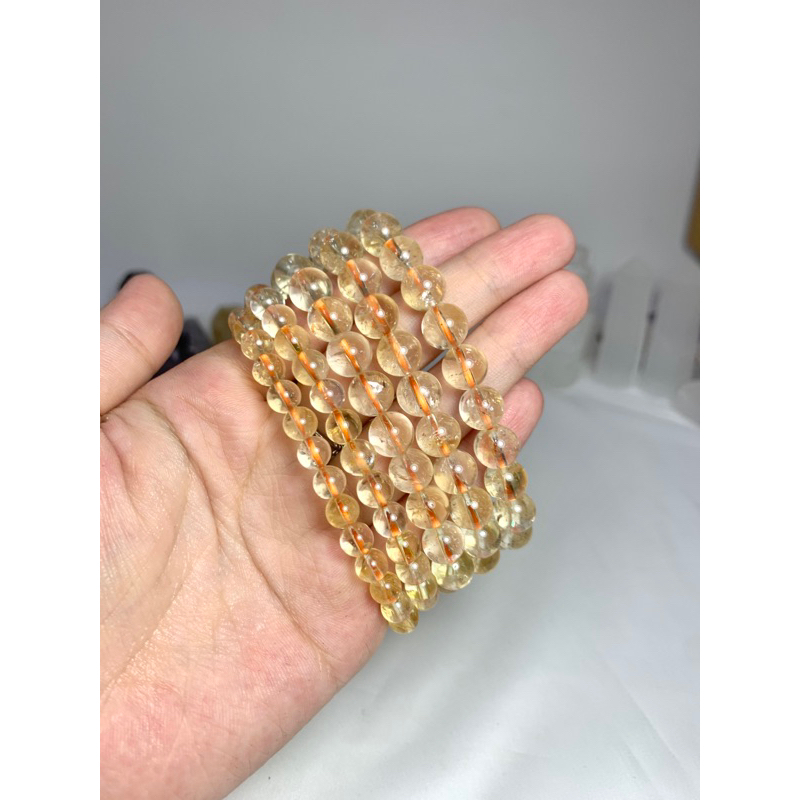 Vòng tay phong thủy CITRINE  mang lại tài lộc, thịnh vượng
