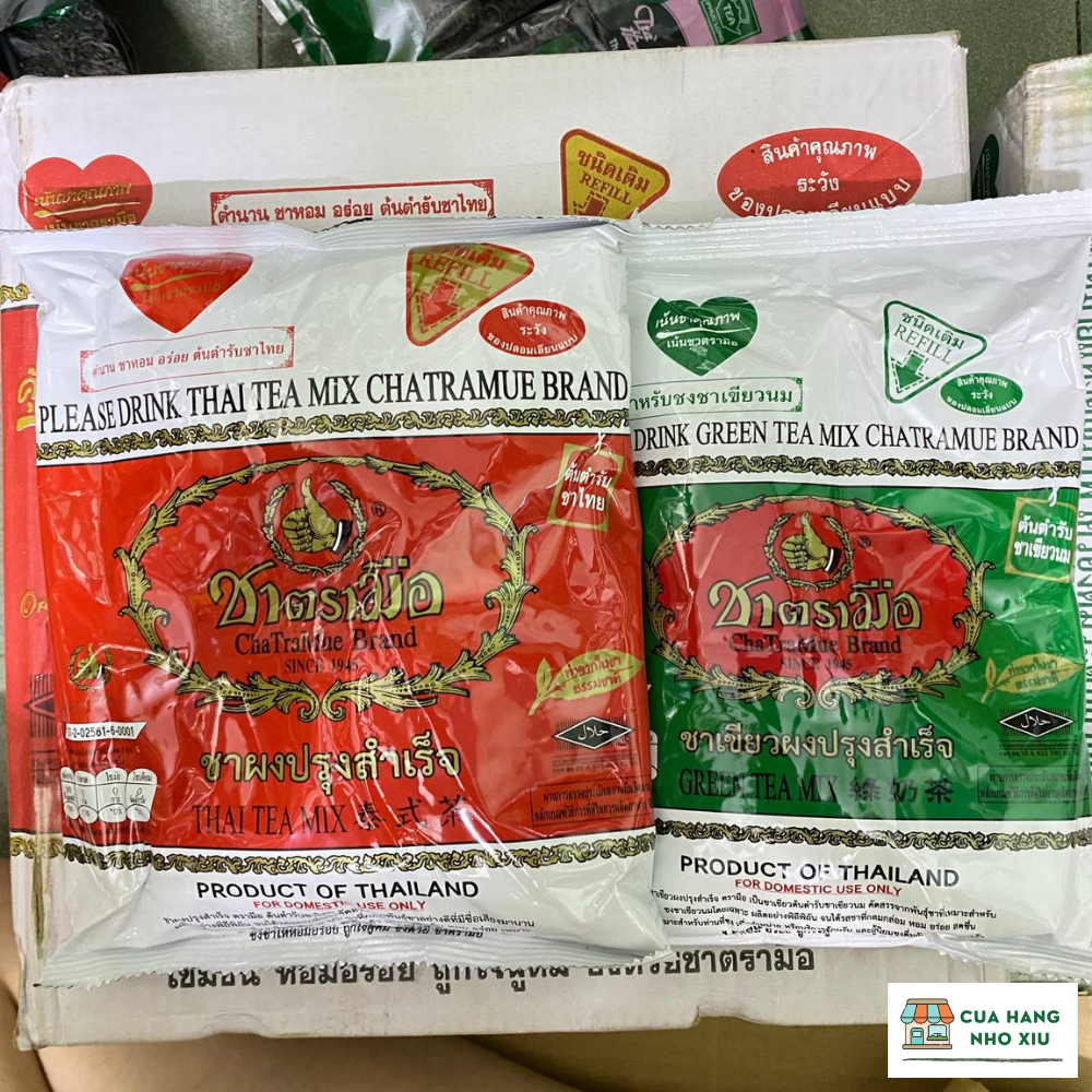 Trà Thái Xanh Trà Thái Đỏ CHATRAMUE 200G|400G Trà Sữa Thái CHATRAMUE